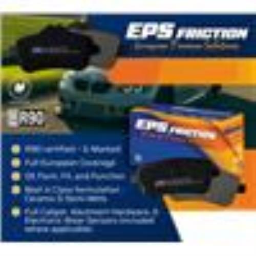 Front & Rear EPS R90 Certified Brake Pads & Wear Sensors For BMW 550i GT 10-15