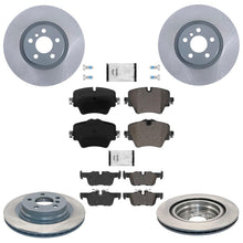 F&R Coated Disc Brake Rotors & EPS Brake Pads For BMW X2 28i 2.0L 2018 2020 2023