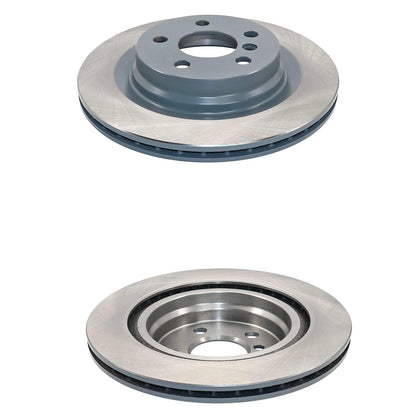 Rr Coated Disc Brake Rotors & EPS Brake Pads For BMW X2 28i 2.0L 2018 2020 2023