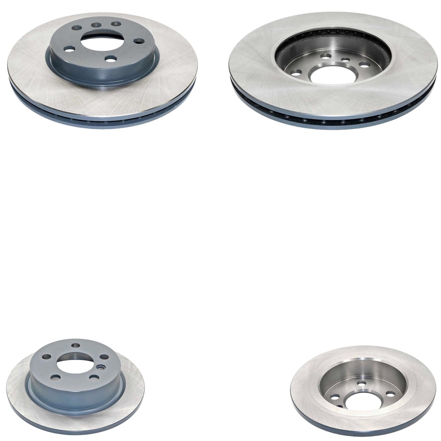 Frt & Rr Coated Disc Brake Rotors & EPS Brake Pads For Mini Cooper S 2014 2015