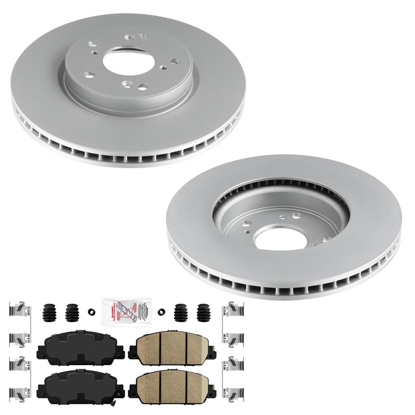 Ft Improved Coated Disc Brake Rotors Brake Pads For Honda Accord EX LX 2023-2025