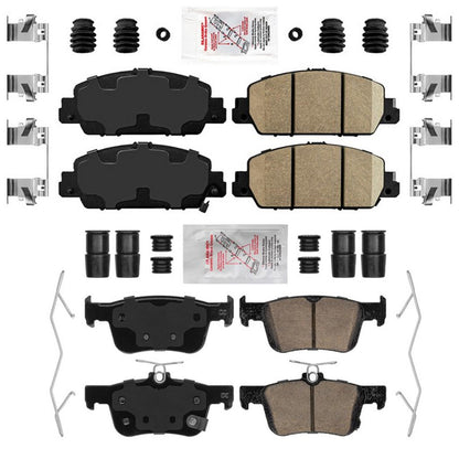 Front and Rear AME Ceramic Disc Brake Pads For Honda Accord EX LX 2023 2024 2025