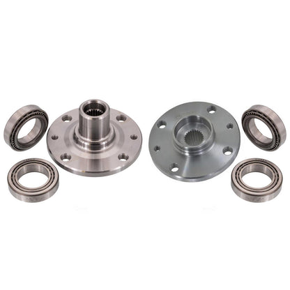 Front Left & Right Hub And Wheel Bearing Repair Kit for Kia Rios 2001-2002