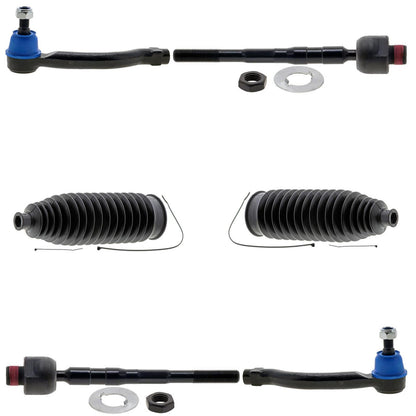 inner and Outer Tie Rods Boots For Honda Pilot 2009 2010 2011 2012 2014 2015