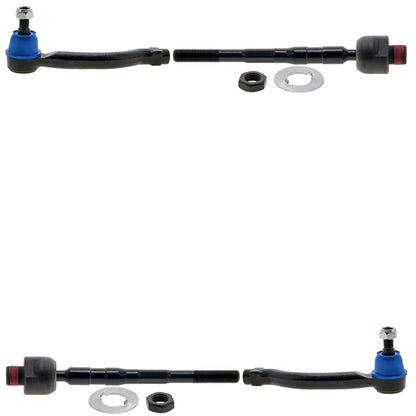 inner and Outer Tie Rods Boots For Honda Pilot 2009 2010 2011 2012 2014 2015