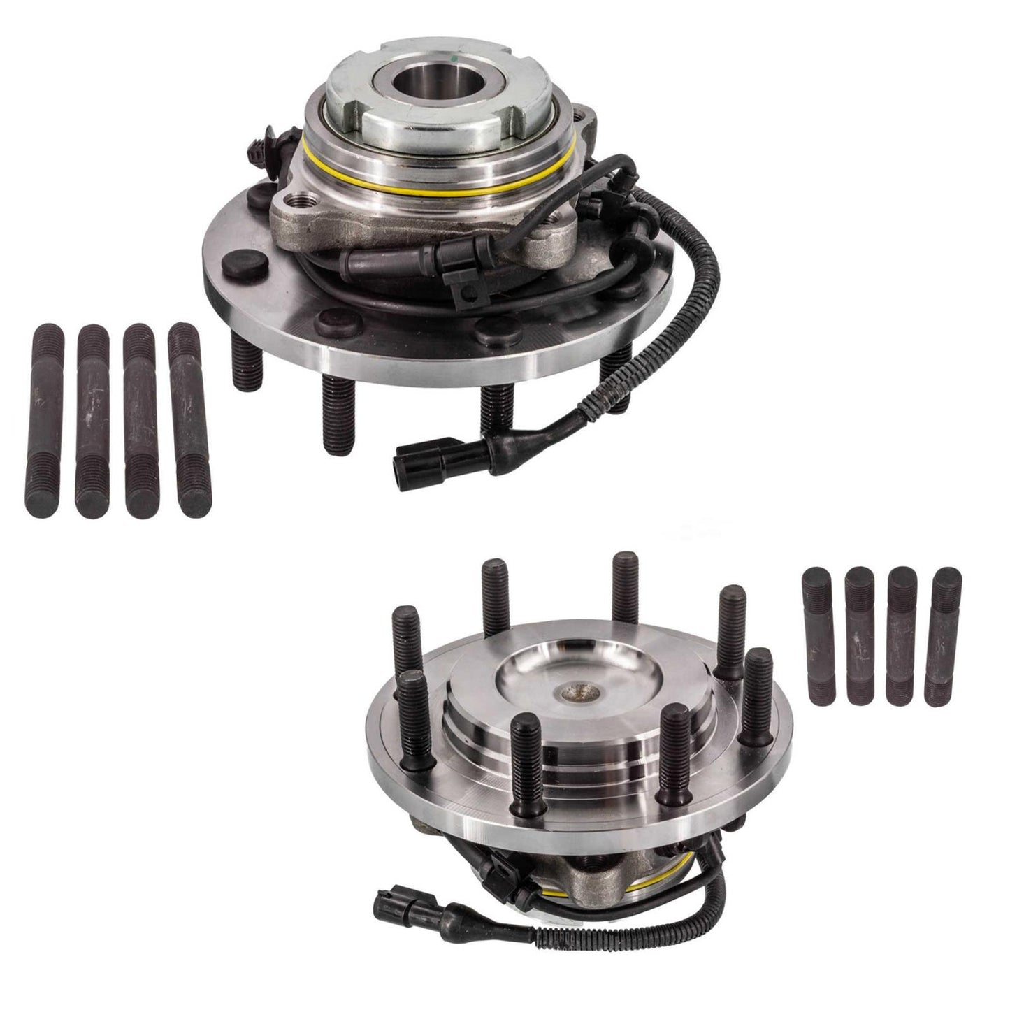 (2) Conjunto de cubo de rodamiento de rueda 100% nuevo, tracción trasera 99-04 F250 Super Duty