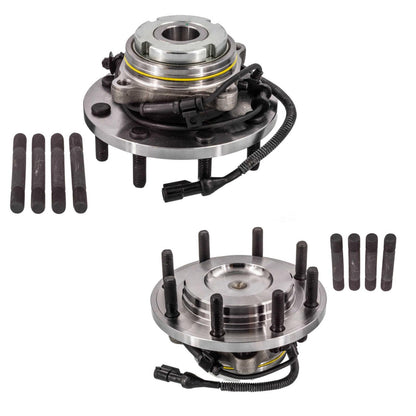 (2) Conjunto de cubo de rodamiento de rueda 100% nuevo, tracción trasera 99-04 F250 Super Duty