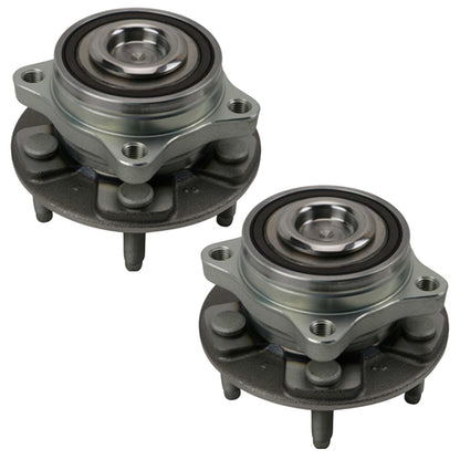 2 Front Hub and Bearing Assembly for Jaguar F-Type 2014-2023 Rear Wheel Drive