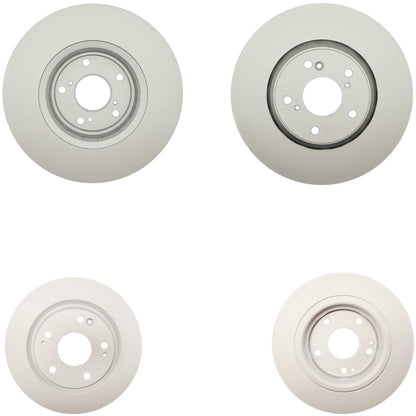 Improved Coated Disc Brake Rotors Brake Pads For Honda Civic Si 2017 2018 2020