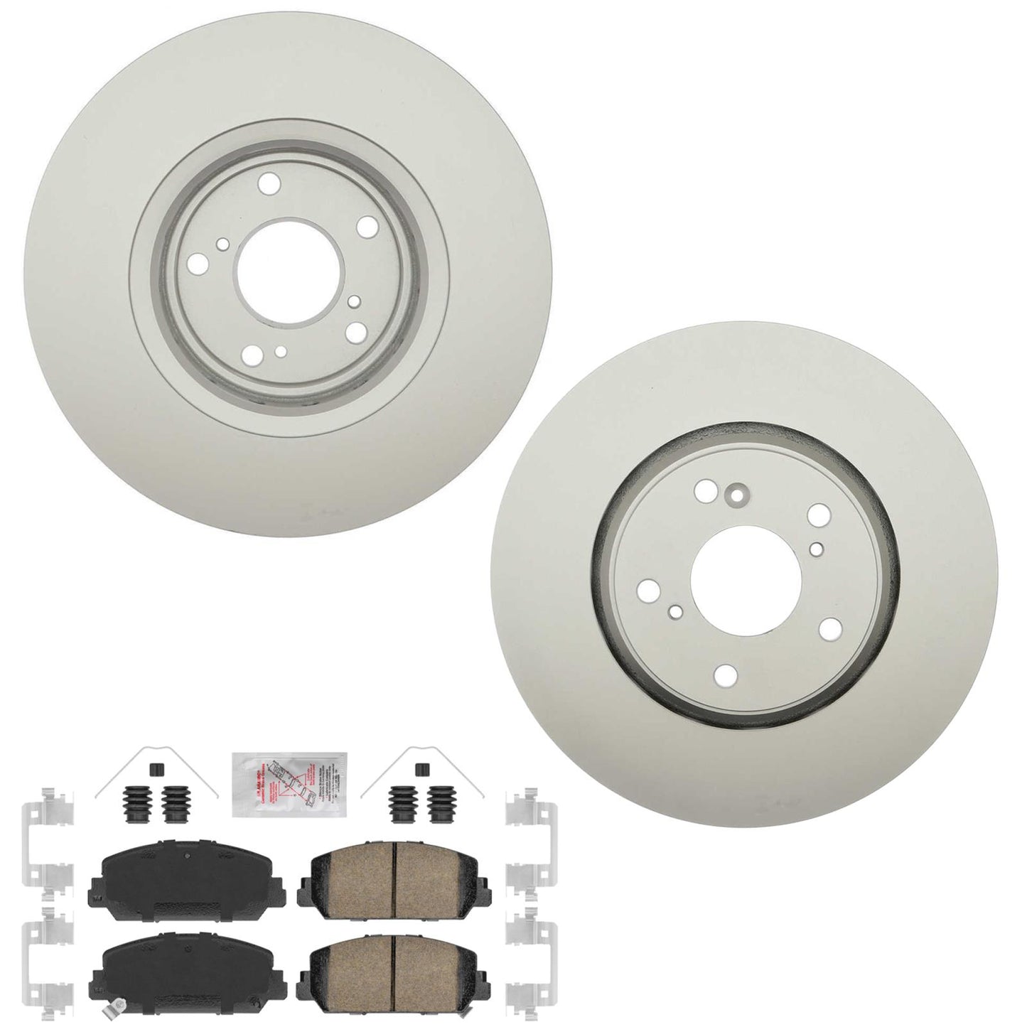 Front Improved Coated Disc Brake Rotors Brake Pads For Honda Civic Si 2017-2020