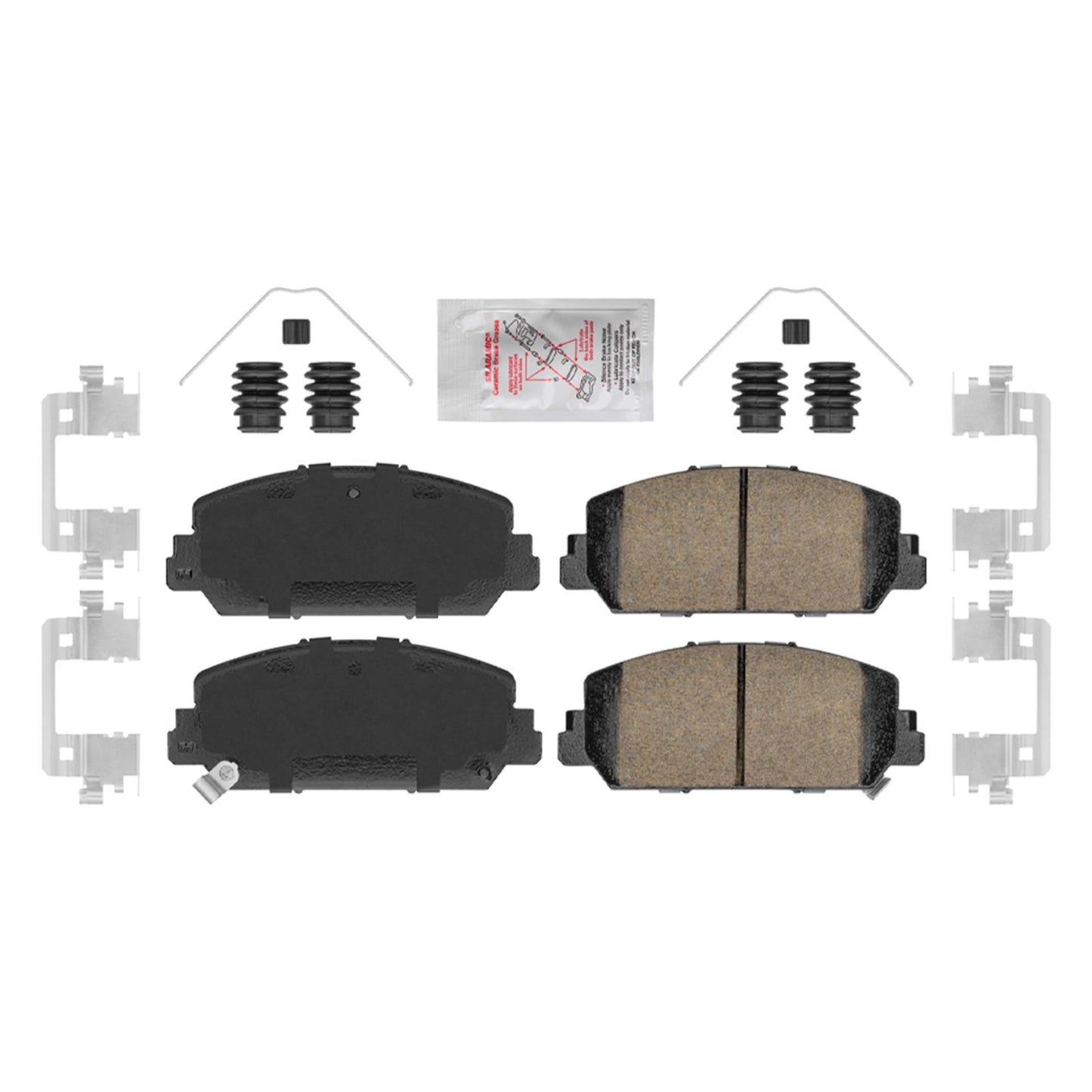Front Improved Coated Disc Brake Rotors Brake Pads For Honda Civic Si 2017-2020