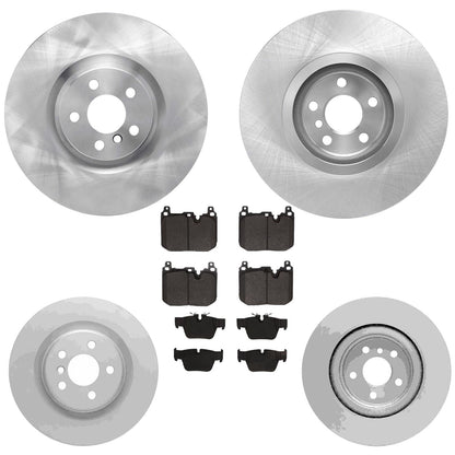 F&R Disc Brake Rotors & Disc Brake Pads for Clubman John Cooper Works All4 20-24