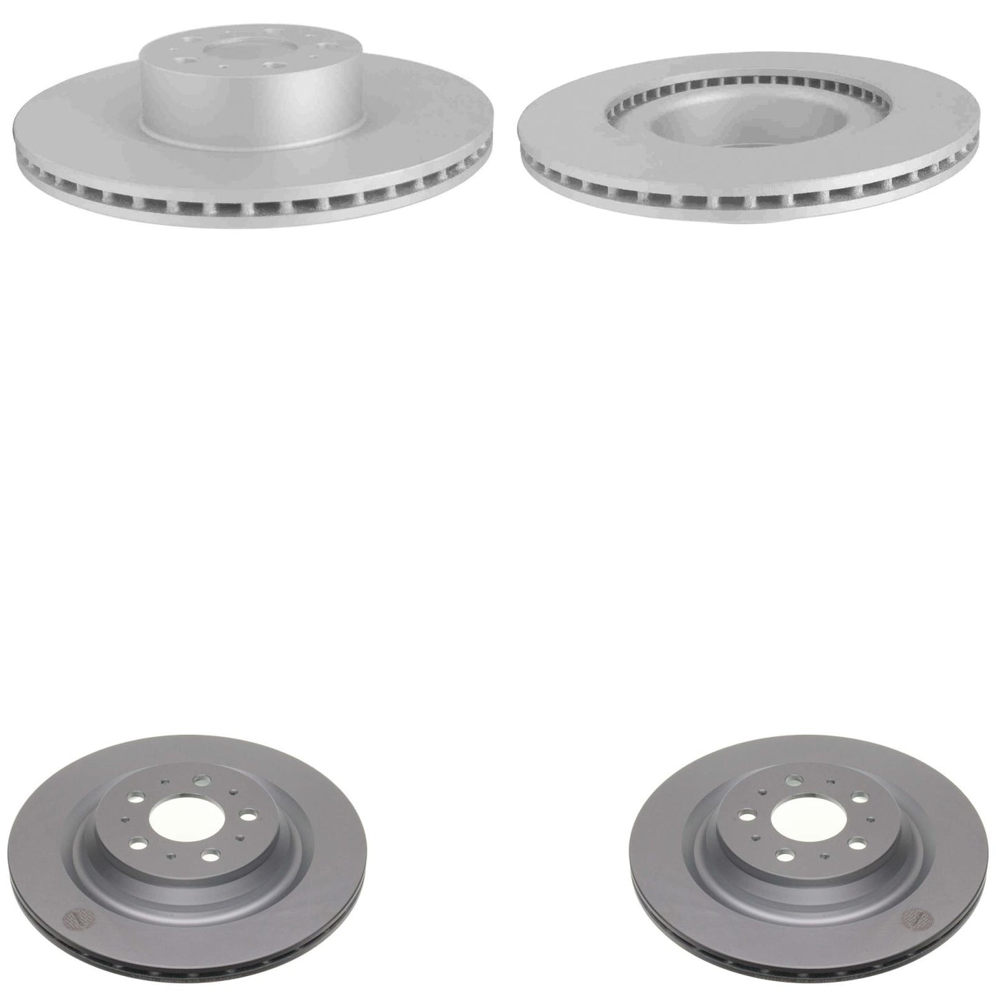 Front & Rear Disc Brake Rotors & Pads for Tesla Longe Range Model Y 2020-2024