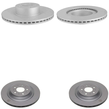 Front & Rear Disc Brake Rotors & Pads for Tesla Longe Range Model Y 2020-2024