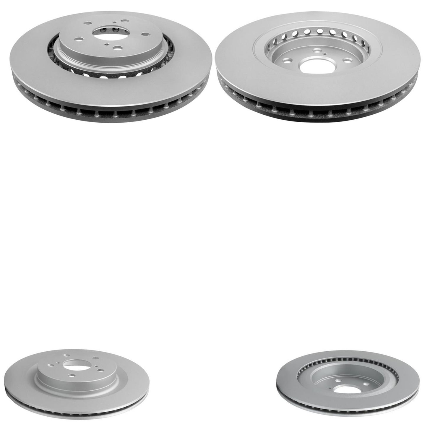 Coated Disc Brake Rotors & Brake Pads for Lexus NX250 NX350 2022 2023 2024 2025