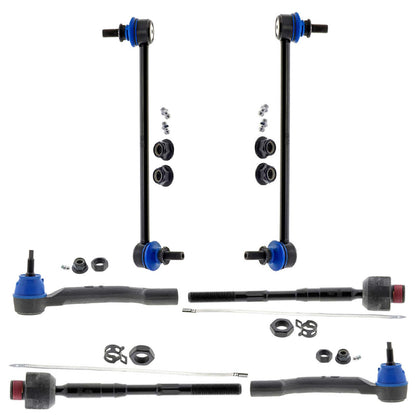 Greaseable Control Arms Tie Rods Sway Bar Links for Nissan Rogue 2008 2010 2013