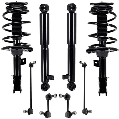 Frt Coil Spring Struts Shocks Sway Bar Links for Hyundai Veracruz 2007 2010 2012