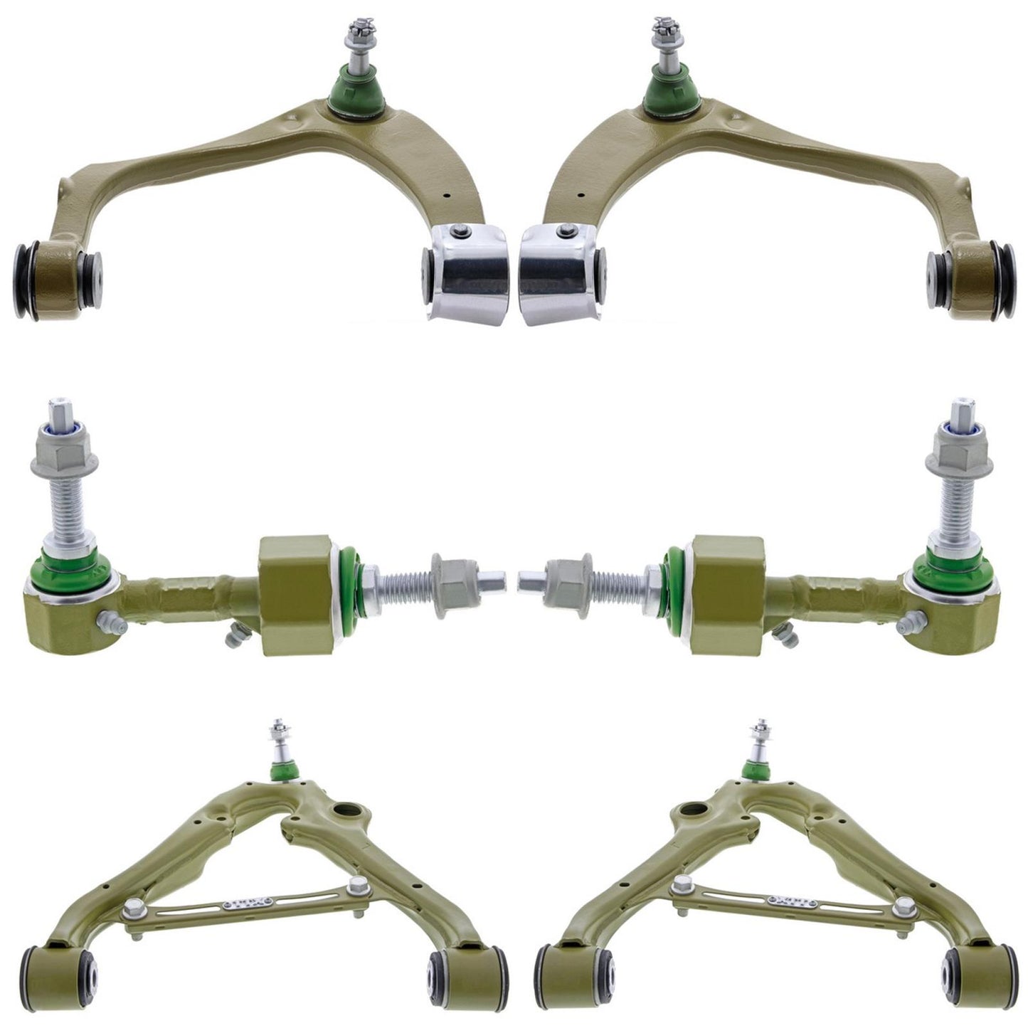 Frt Upper and Lower Control Arms for Cadillac Escalade 2021 2022 2023 2024 2025
