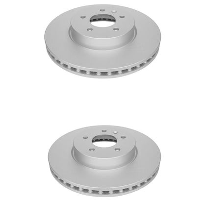 F Coated Disc Brake Rotors Brake Pads for Cadillac ATS Dual Piston Caliper 13-19