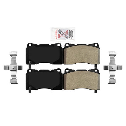 F Coated Disc Brake Rotors Brake Pads for Cadillac ATS Dual Piston Caliper 13-19