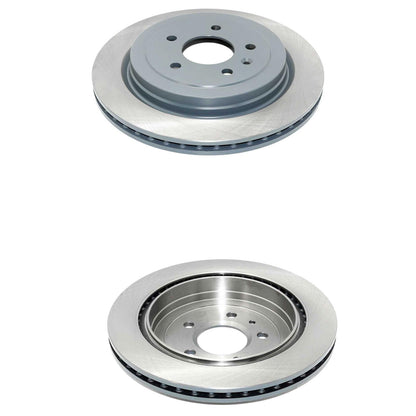 Rear Coated Disc Brake Rotors Brake Pads for Cadillac ATS 2013 2015 2018 2019