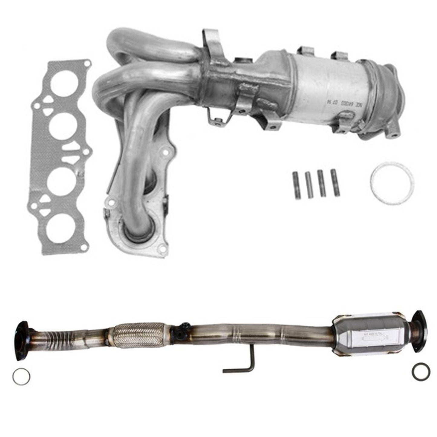 Manifold Catalytic Converter W Rear for Toyota Camry 07-09 2.4 W/ ULEV Emissions