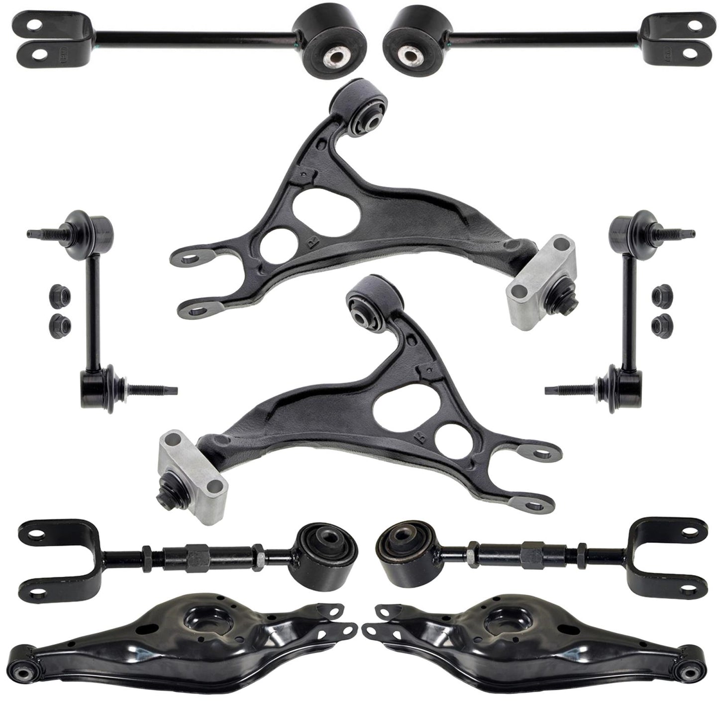 Rear Upper & Lower Control Arms & Links For Ford Explorer 2011 2012 2013 2019