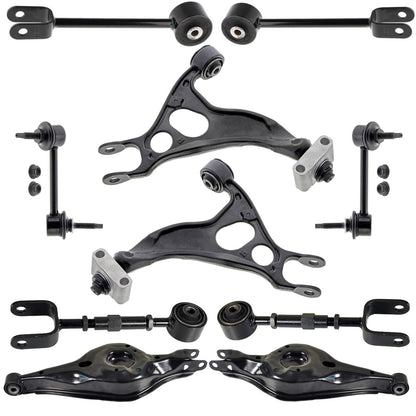 Rear Upper & Lower Control Arms & Links For Ford Explorer 2011 2012 2013 2019