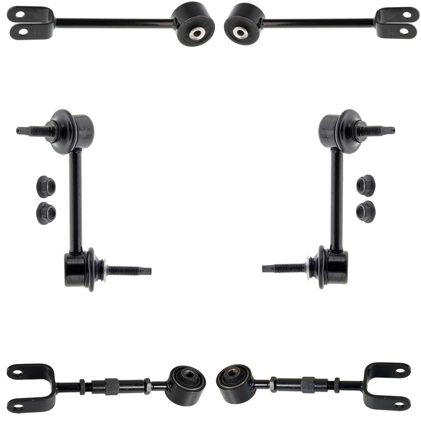 Rear Upper & Lower Control Arms & Links For Ford Explorer 2011 2012 2013 2019