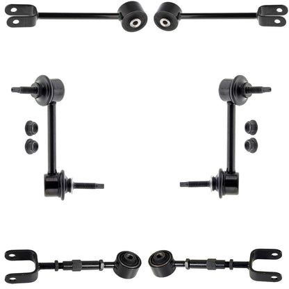 Rear Upper & Lower Control Arms & Links For Ford Explorer 2011 2012 2013 2019