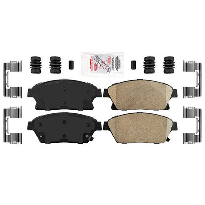 Ft Coated Disc Brake Rotors Brake Pads for Cadillac ATS Single Piston Cal 13-19