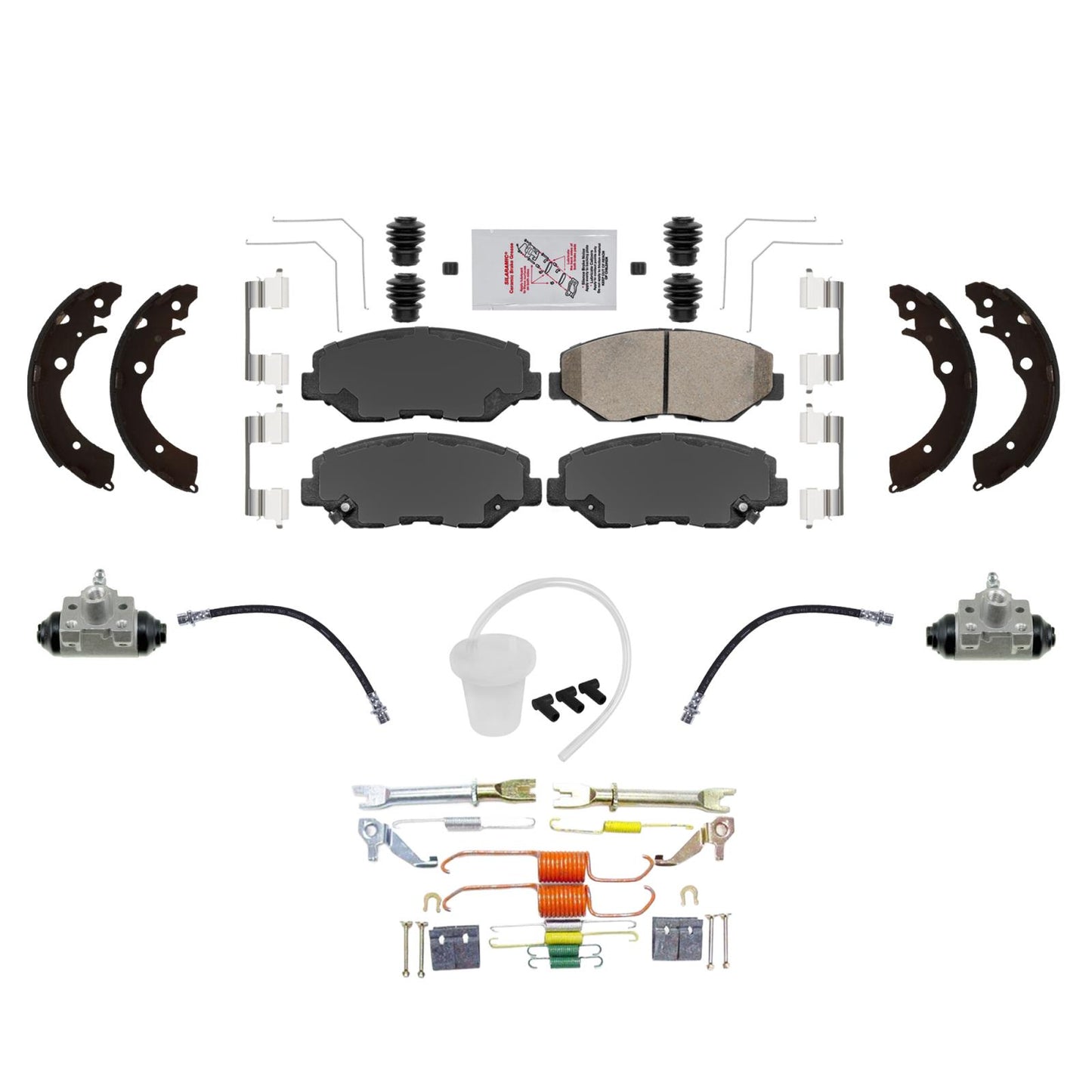 Brake Rotors Drums Brake Shoes Springs Cylin for Honda Accord 03-07 2.4L DX LX