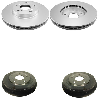 Brake Rotors Drums Brake Shoes Springs Cylin for Honda Accord 03-07 2.4L DX LX
