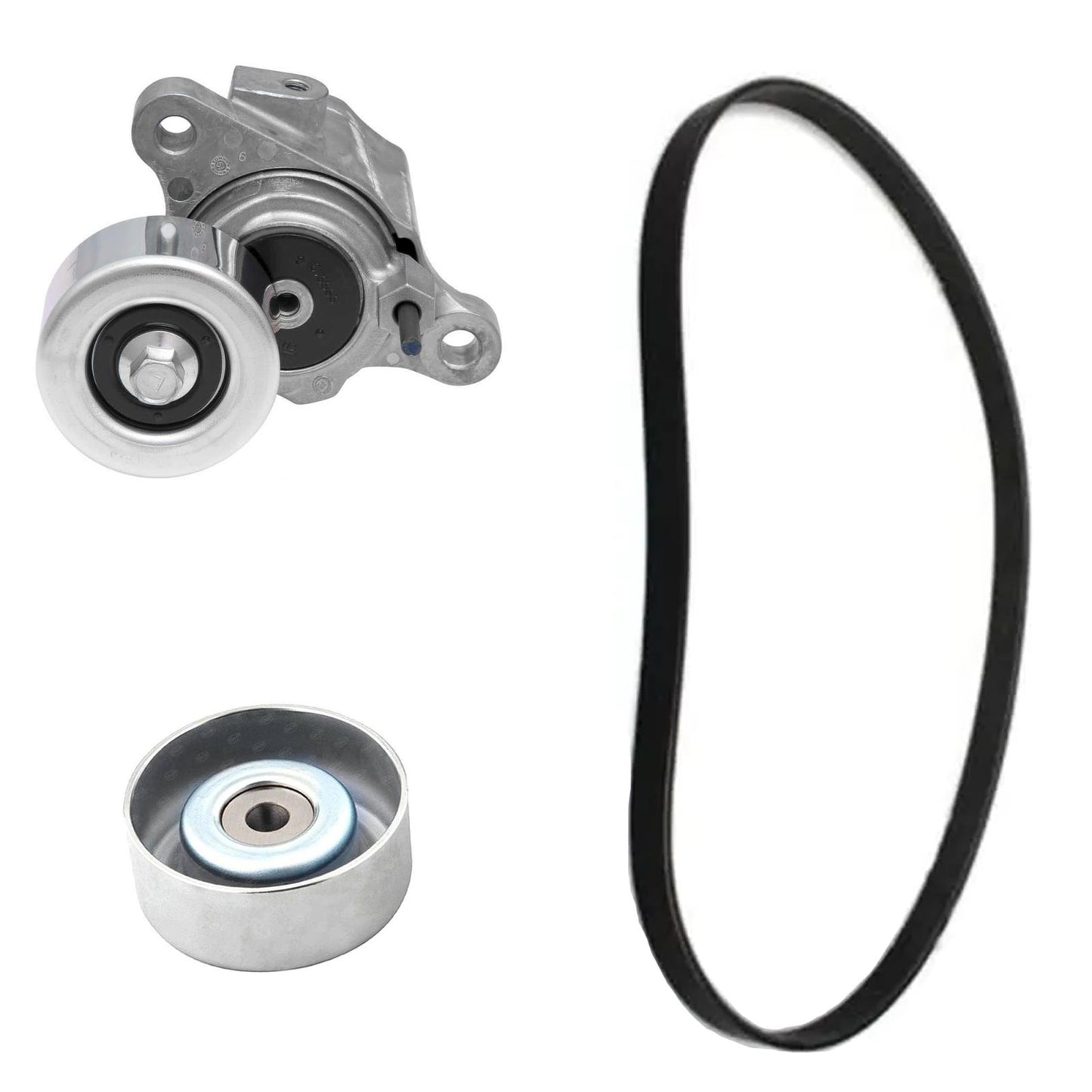 Belt Tensioner & Pulley with Belt Kit for Toyota Highlander 3.5L 2017 2020 2022