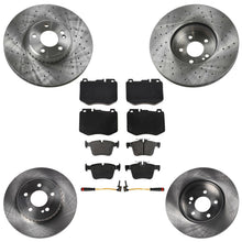Disc Brake Rotors & EPS Pads For Mercedes Benz C300 AMG Sport Package 2015-2021