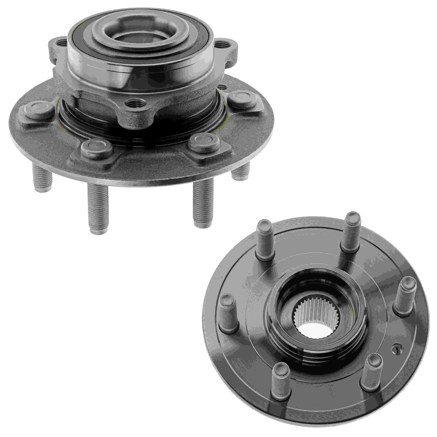 2 Front Hub and Bearing Assembly for Jeep Grand Wagoneer 2022 2023 2024 2025