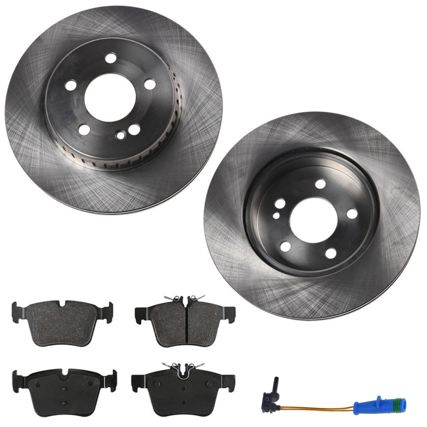 Rear Disc Brake Rotors Pad For Mercedes Benz C300 AMG Coupe Sport Package 22-23