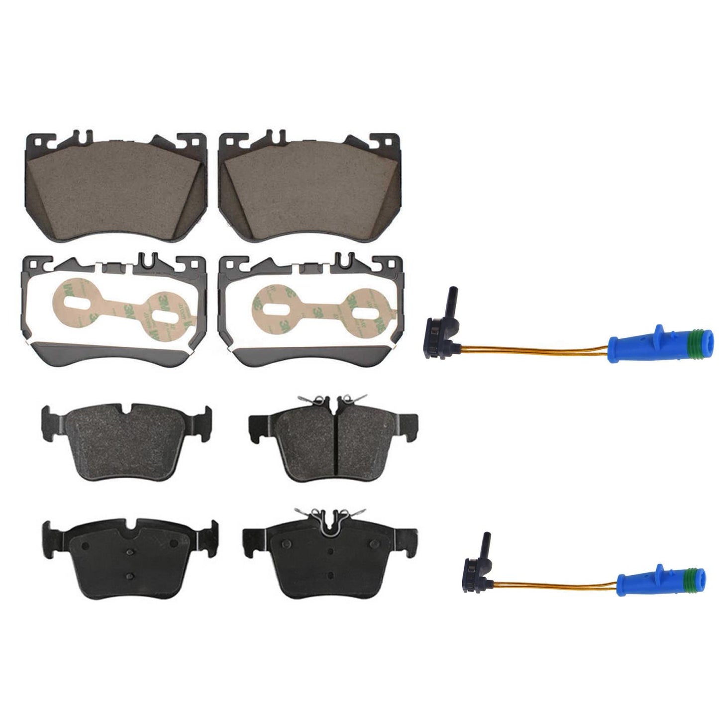 Front & Rear Disc Brake Pad For Mercedes Benz C300 AMG Coupe Sport Package 22-23