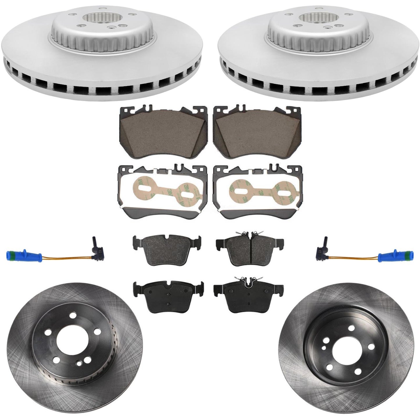 Disc Brake Rotors Brake Pad For Mercedes Benz C300 AMG Coupe Sport Package 22-23