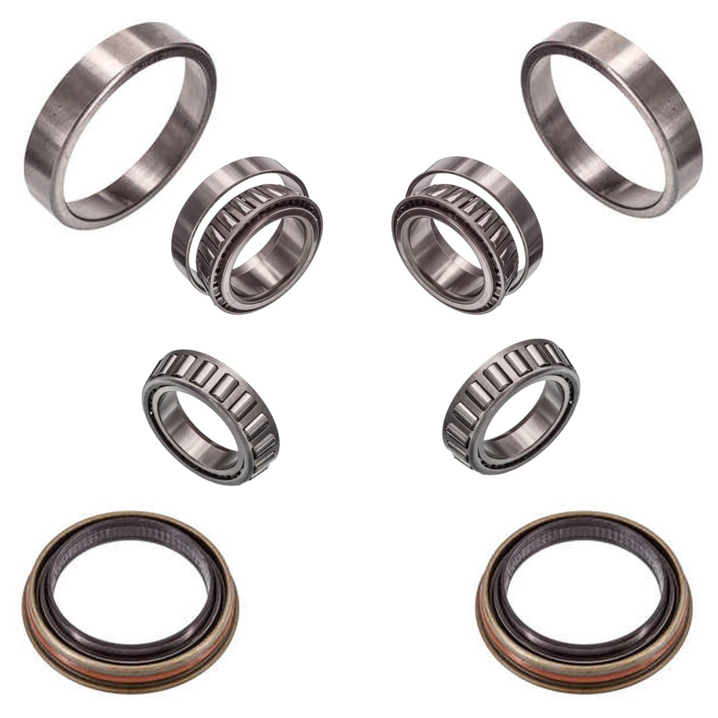 2 Rear Wheel Bearing Race Seal Kit for Ford F250 Super Duty 2017 2020 2021 2026