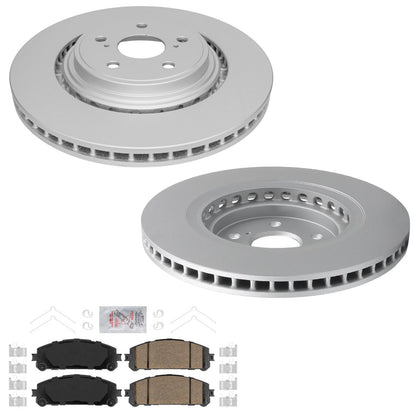 Front Disc Brake Rotors Ceramic Pads For Toyota Highlander 2020 2021 2022 2025
