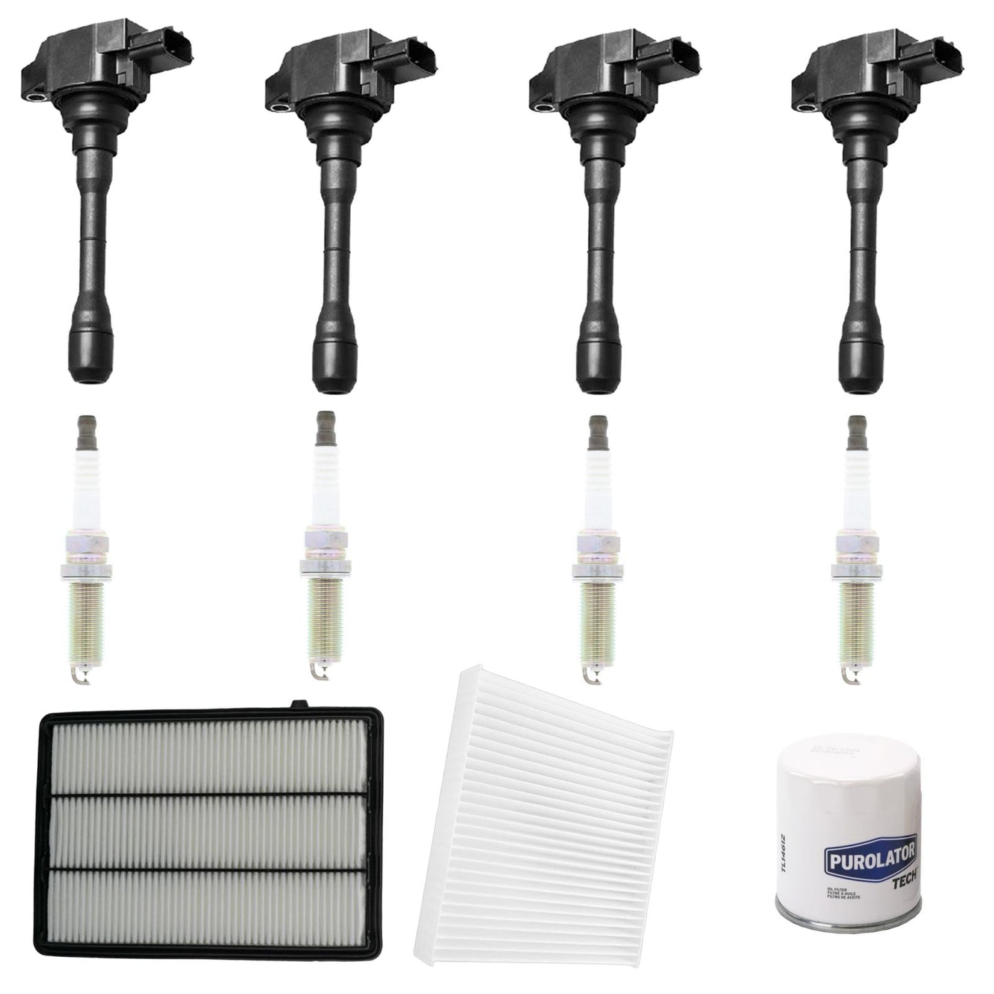 Ignition Coil Iridium Spark & Filters For Infiniti QX50 2.0L 2019 2022 2023 2024