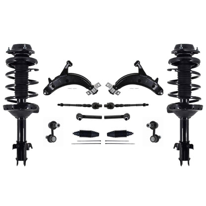 Front Spring Struts Control Arm Ball Joints Tie Rods for Subaru Forester 06-08