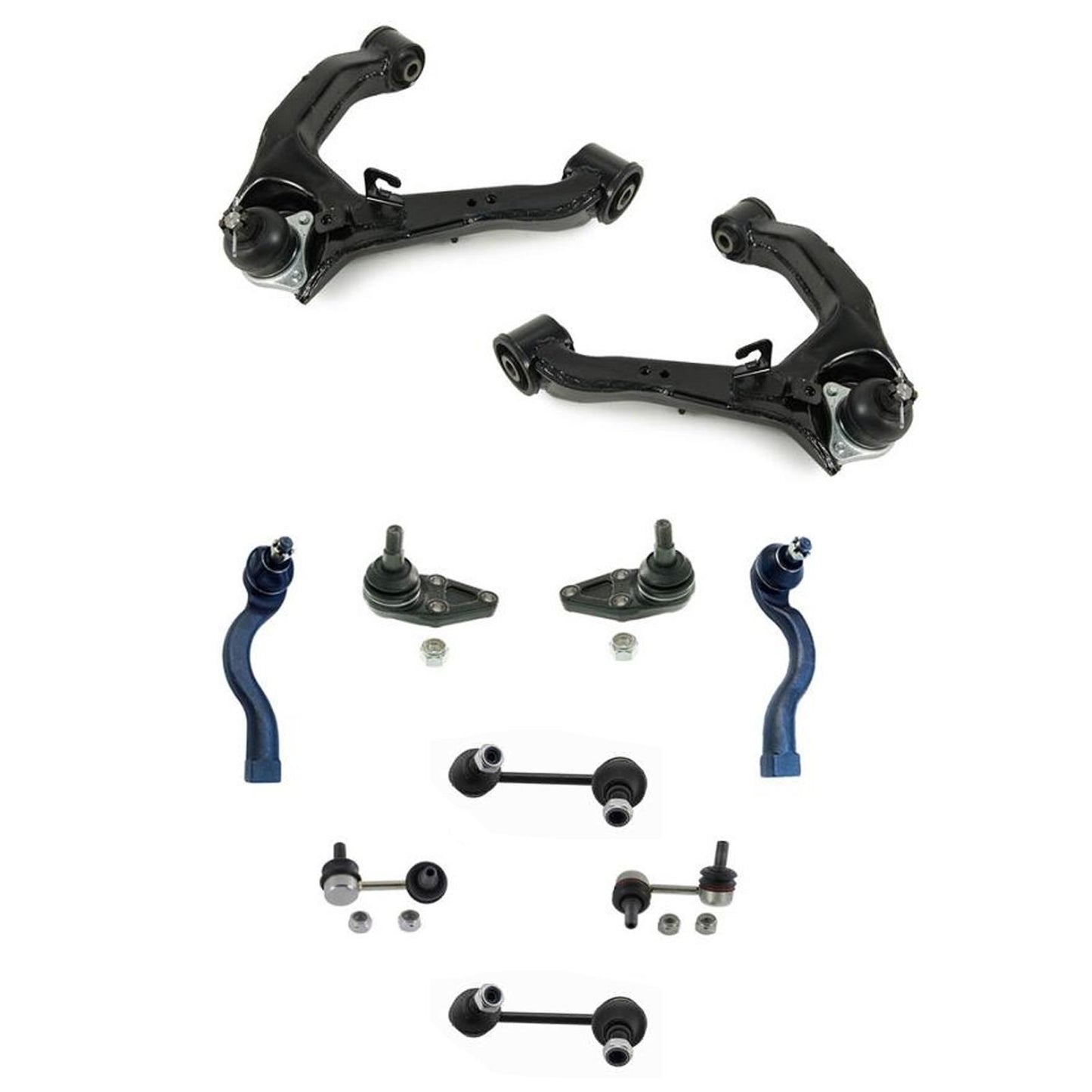 Brazos de control superiores delanteros, tirantes y barras estabilizadoras para Mitsubishi Montero 01-06