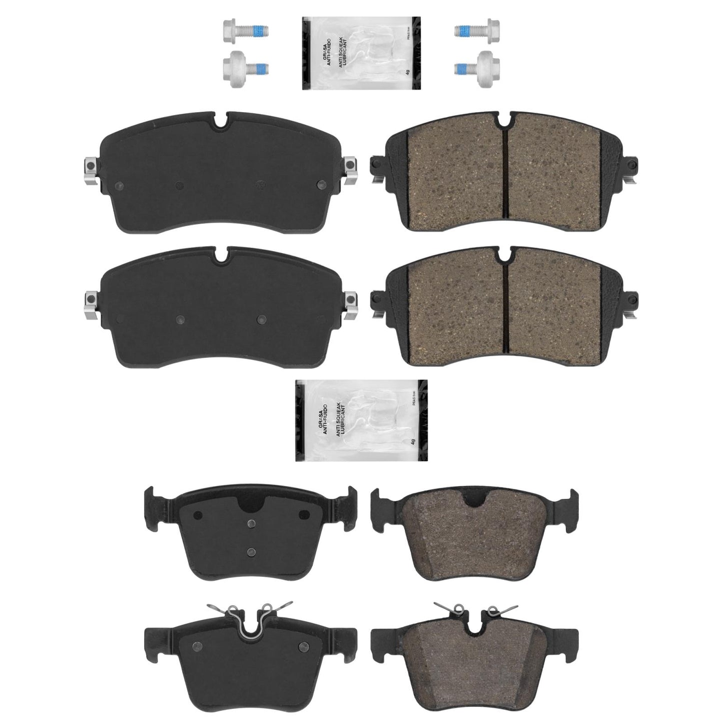 Front and Rear EPS Disc Brake Pads For Range Rover Discovery HSE 2018-2019