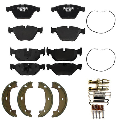 Front Rear Disc Brake Pads For BMW 328i 2010-2011 Rear Wheel Drive Coupe Sedan