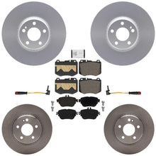 Coated Disc Brake Rotors & Pads for Mercedes Benz GLC300 2016-2018 W 342MM Rotor