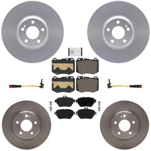 Coated Disc Brake Rotors & Pads for Mercedes Benz E350 2020-2023 Rear Wheel Drv