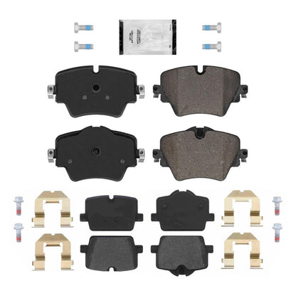 Front and Rear Disc Brake Pads for Toyota GR Supra 2.0L Base Model 2021-2024