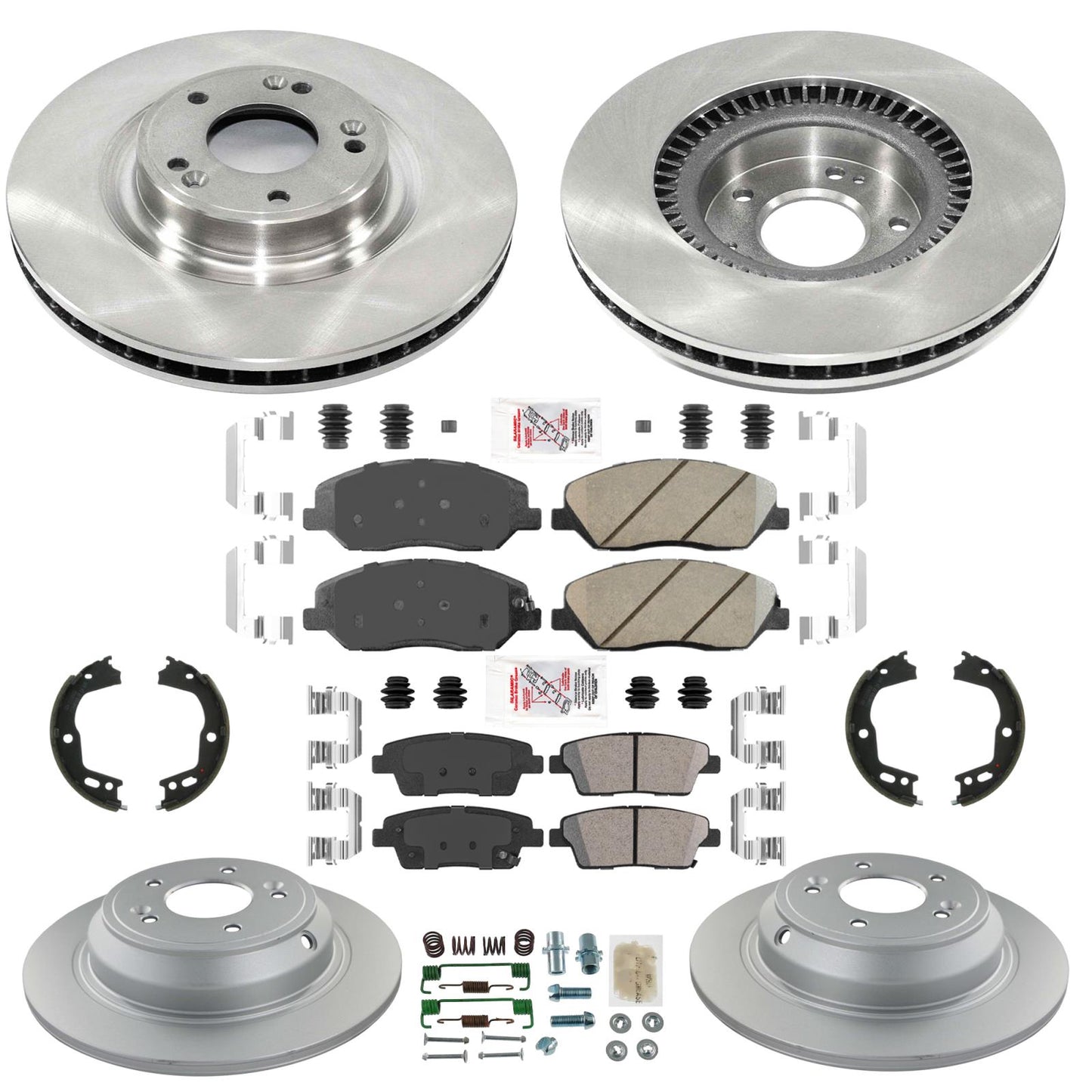 Disc Brake Rotors Brake Pads for Hyundai Genesis 2010 2011 3.8L 4 Door Sedan